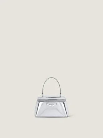Antigona Bag in Mirror Effect Leather with Chain Antigona Bag in Mirror Effect Leather with Chain