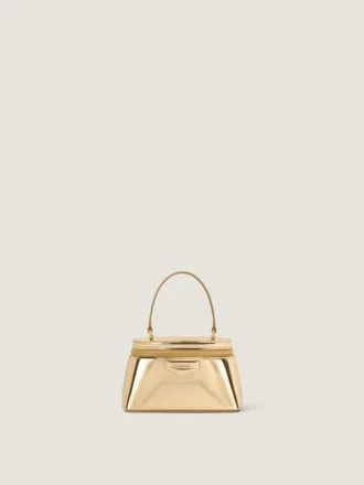 Antigona Bag in Mirror Effect Leather with Chain Antigona Bag in Mirror Effect Leather with Chain