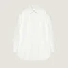 Asymmetrisch overhemd van nappaleer Asymmetrisch overhemd van nappaleer
