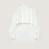 Asymmetrisch overhemd van nappaleer Asymmetrisch overhemd van nappaleer
