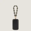 Avondclutch van nappaleer met ketting Avondclutch van nappaleer met ketting