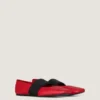 Ballerina’s met vierkante neus en textuureffect Ballerina’s met vierkante neus en textuureffect