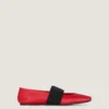 Ballerina’s met vierkante neus en textuureffect Ballerina’s met vierkante neus en textuureffect