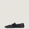 Ballerina’s met vierkante neus en textuureffect Ballerina’s met vierkante neus en textuureffect