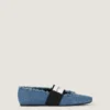 Ballerina’s met vierkante snit in denim Ballerina’s met vierkante snit in denim