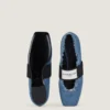 Ballerina’s met vierkante snit in denim Ballerina’s met vierkante snit in denim