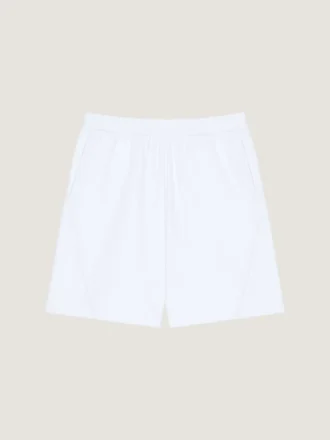 Bermudashort met couture-naden van fleece
