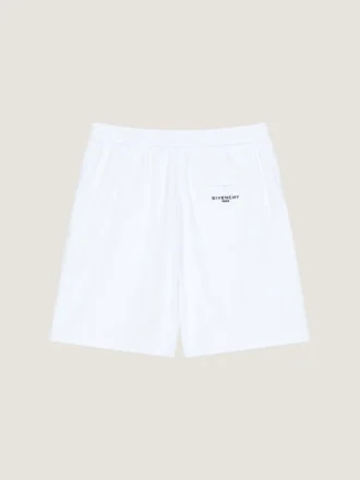 Bermudashort met couture-naden van fleece