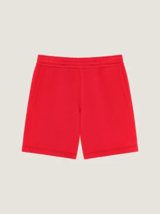 Bermudashort van fleece met Givenchy Paris grosgrain