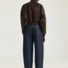 Bomber met sjaalkraag met ritssluiting van nylon