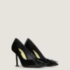 Boudoir Fold-pumps van lakleer