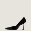 Boudoir Fold-pumps van lakleer