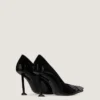 Boudoir Fold-pumps van lakleer