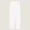 Broek met dubbele plooien van wol Broek met dubbele plooien van wol