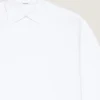 Cocoon-overhemd van popeline met Givenchy-borduursel Cocoon-overhemd van popeline met Givenchy-borduursel