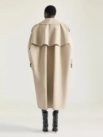 Cocoon-trenchcoat van katoen Cocoon-trenchcoat van katoen
