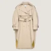Cocoon-trenchcoat van katoen Cocoon-trenchcoat van katoen