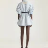 Cocoonjurk in lichtblauw denim Cocoonjurk in lichtblauw denim