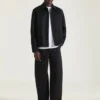 Couture-blouson met naden van wol en kasjmier Couture-blouson met naden van wol en kasjmier
