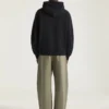 Couture-hoodie met naad in fleece, geborduurd met Givenchy Paris Couture-hoodie met naad in fleece, geborduurd met Givenchy Paris