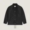 Couture-naad polyfaille jasje met Givenchy Paris-patch Couture-naad polyfaille jasje met Givenchy Paris-patch