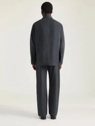 Couture-overhemd met naden van flanel Couture-overhemd met naden van flanel