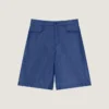 Couture Seam Bermuda-short van denim met Givenchy-stempel Couture Seam Bermuda-short van denim met Givenchy-stempel