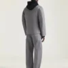 Couture Seam-cargobroek van visgraatdenim Couture Seam-cargobroek van visgraatdenim