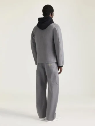 Jasje van visgraatdenim met geborduurde Givenchy Paris Jasje van visgraatdenim met geborduurde Givenchy Paris