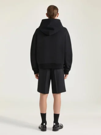 Couture Seam hoodie met ritssluiting in scuba