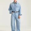 Couture Seam lichtblauwe jeans Couture Seam lichtblauwe jeans