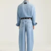 Couture Seam lichtblauwe jeans Couture Seam lichtblauwe jeans