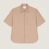 Couture Seam shirt met rits