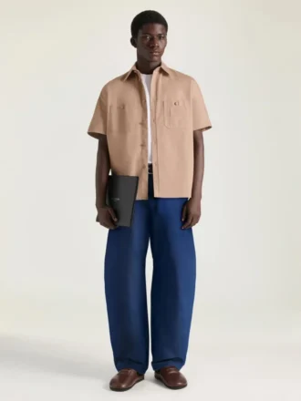 Couture Seam-shirt van katoen met Givenchy Paris-patch