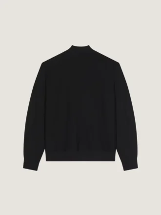 Couture Seam-vest van fleece met borduursel ‘Givenchy Paris’