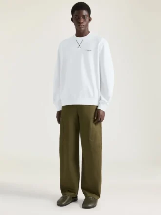 Couture-sweatshirt met naad in fleece met Givenchy Paris