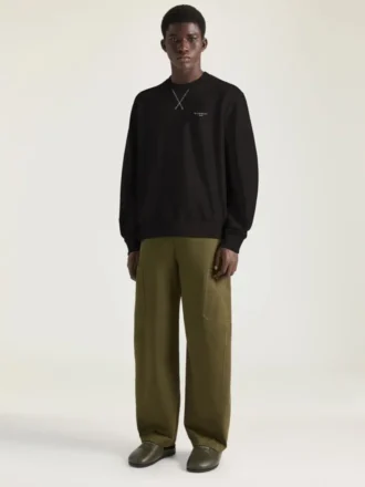 Couture-sweatshirt met naad in fleece met Givenchy Paris