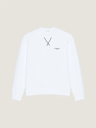 Couture-sweatshirt met naad in fleece met Givenchy Paris