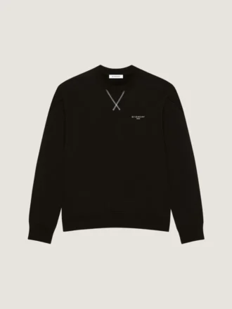 Couture-sweatshirt met naad in fleece met Givenchy Paris
