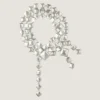 Deconstructed Crystals ketting met meerdere rijen kristallen
