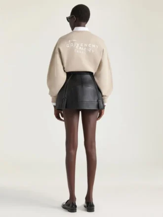 Fleece-sweatshirt met Givenchy-stempelprint