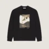 Fleece-sweatshirt met surrealistische print Fleece-sweatshirt met surrealistische print