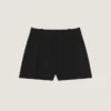 Gepleateerde korte broek van wol Gepleateerde korte broek van wol