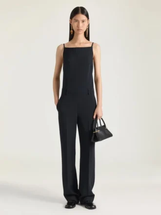 Gesneden jumpsuit van crêpe cady