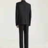 Getailleerde broek met nauwsluitende pijpen van wol Getailleerde broek met nauwsluitende pijpen van wol