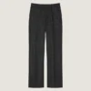 Getailleerde broek met rechte pijpen van wol Getailleerde broek met rechte pijpen van wol