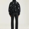 Getailleerde broek met rechte pijpen van wol en mohair