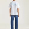 T-shirt van katoen met Givenchy-stempelprint