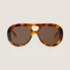 Givenchy opvallende zonnebril van acetaat Givenchy opvallende zonnebril van acetaat
