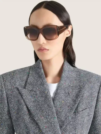 Givenchy opvallende zonnebril van acetaat